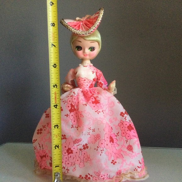 Vintage Bradley Big Eyed Victorian Stockinette  Doll - Picture 5 of 7